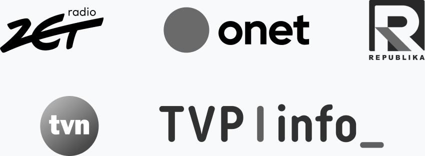 TVN, TVP Info, TV Republika i inne media o nas